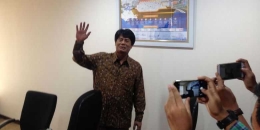 Caption: Direktur Utama PT Pertamina (Persero) Elia Massa Manik di Kantor Kementerian Badan Usaha Milik Negara (BUMN) Jakarta, Kamis (16/3/2017)(KOMPAS.com/ACHMAD FAUZI)