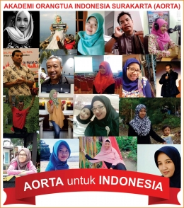 Foto para aktivis Akademi Orangtua Indonesia Surakarta.