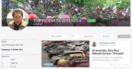 Capture halaman profil Tjiptadinata