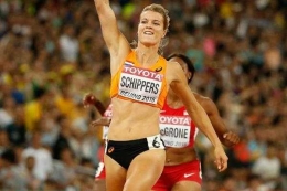 Favorit 200 M putri Dafne Schippers. foto by : IAAF.org