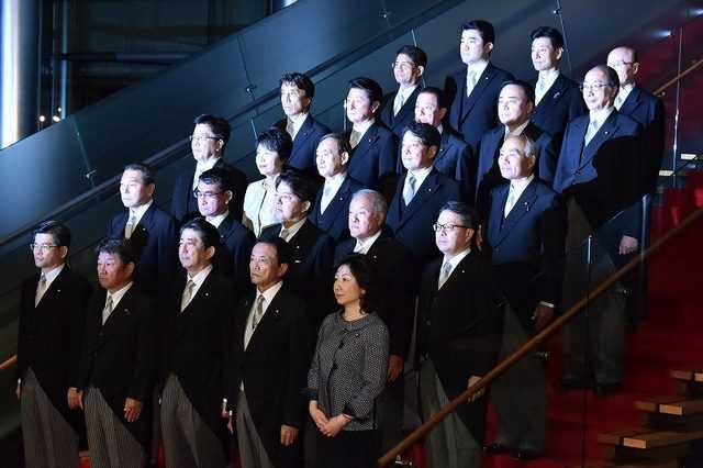 Kabinet Baru Abe 3 Agustus 2017 (mainichi.jp)