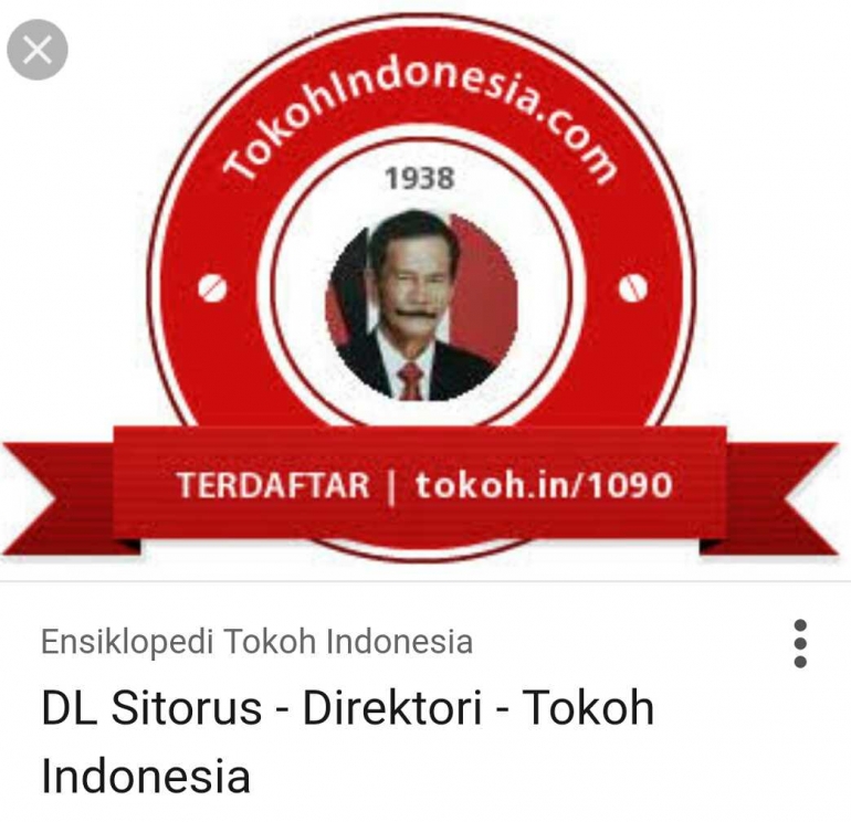 Diakui sebagai Tokoh Indonesia