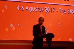 Presiden Joko Widodo saat Rapimnas Hanura di Bali. Kompas.com