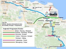 Jakarta - BIJB - Pangandaran (sumber gambar: google dimodifikasi)