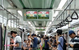 Fasilitas WIFI gratis dalam Seoul Metro. Courtesy: Kojects. 