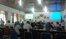 Suasana rapat di ruang Bina Praja kantor Bupati Bangka (dok.Rustian)