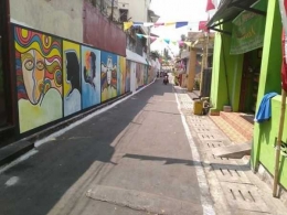 Mural di jalan Progo, Kalioso (foto: dok pri)