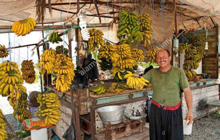 pedagang pisang Turki (dok.www.alamy.com)