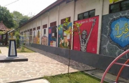 Mural di dinding SD Salatiga V (foto: dok pri)