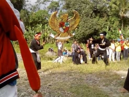 Garuda Pancasila sebagai perekat anak bangsa. (Foto:Ko In) 