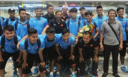 (Vietnam tiba di Malaysia/sumber foto dilansir dari aseanfootball.org)