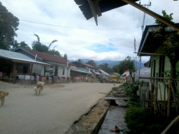 Kampungku, kira-kira sejam setelah detik-detik kemerdekaan (Dokumentasi Pribadi)