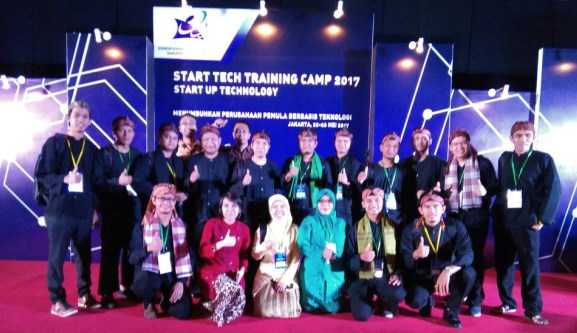 Tim dari Inkubator Bisnis IPB dalam Start Tech Training Camp 2017 (foto:dokpri)