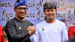 Ridwan Kamil (Wali Kota Bandung) dan Bima Arya (Wali Kota Bogor) / (Sumber foto: www.bogor.tribunnews.com)