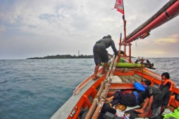 Mendekati Pulau Biawak (dok.pri).