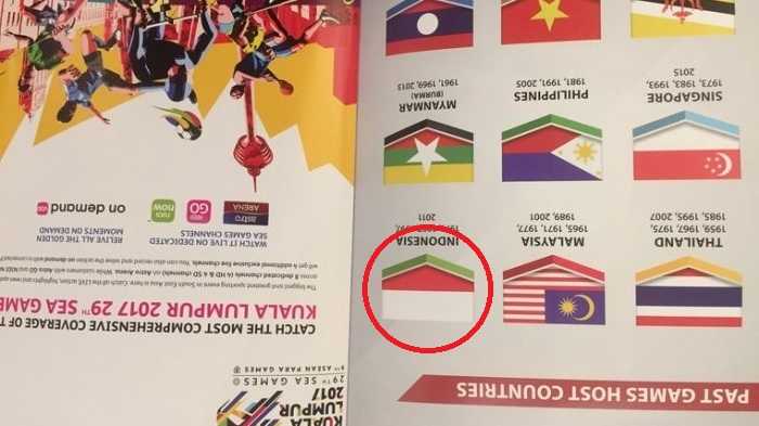 Brosur Sea Games. Foto dari tribunnews