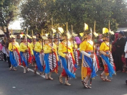  2) Kesenian tradisional "Reog" tampilan Dusun Ngasemrejo, Desa Ngawu (Foto : Kompasianer)