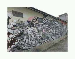 salah satu mural di daerah Prawirotaman