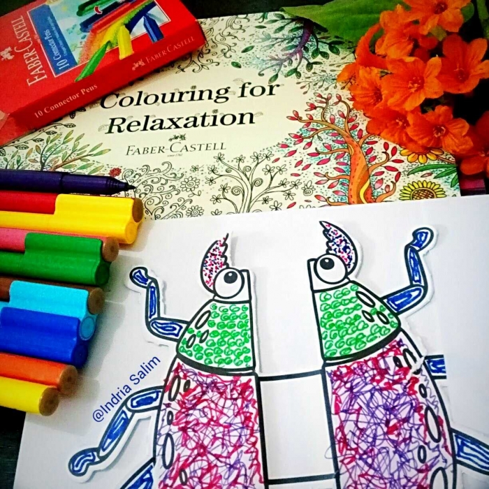 Berlatih Mewarnai Gambar Contoh Gambar Mewarnai Faber Castell