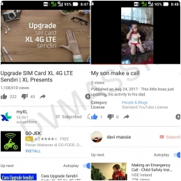 Upload video pribadi, atau sekedar mencari video tutorials, akses YouTube dengan koneksi XL4GLTE|Dokumentasi pribadi