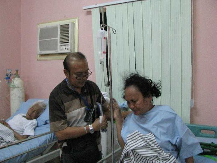 Anggota calon jemaah haji beresiko tinggi tengah dirawat di Balai Kesehatan Indonesia karena kelelahan. Foto | Dokumen Pribadi.