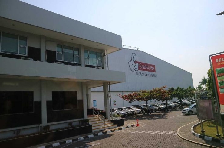 Pabrik Susu Sarihusada di Klaten, Jawa Tengah, merupakan pabrik susu terbesar se-Asia Tenggara. | Dokumentasi Pribadi