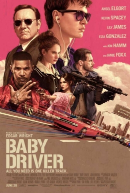 Poster Baby Driver yang makin melambungkan nama Ansel Elgort (dok. IMDB)