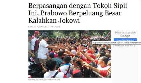 Wacana Prabowo-Yusril (www.jpnn.com)
