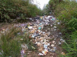 Sampah di gunung Talang (dokpri)