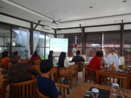 Acara gathering Bekraf Denpasar yang melibatkan semua OPD (Organisasi Perangkat Daerah) dan komunitas pelaku ekonomi kreatif (Dokumentasi Pribadi)