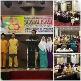 Suasana acara Sosialisasi Tunjuk Ajar Melayu Riau (Foto: NS)