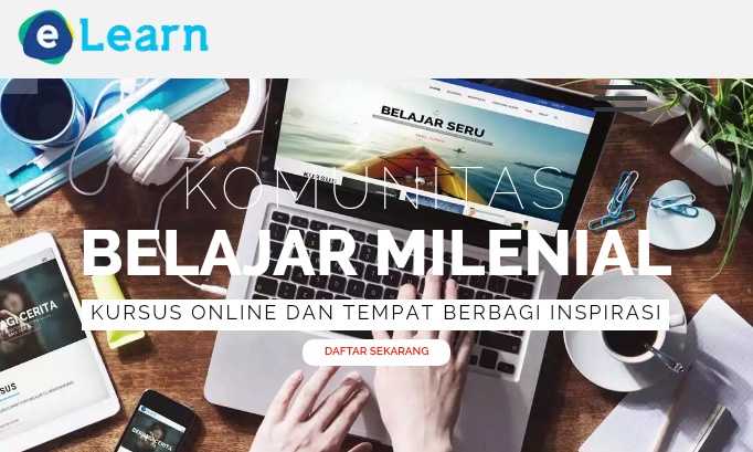 Saya bisa nambah ilmu lewat e-learning (sumber: XL Axiata)