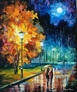 Romantic Night by Leonid Afremov (deviantart.com)
