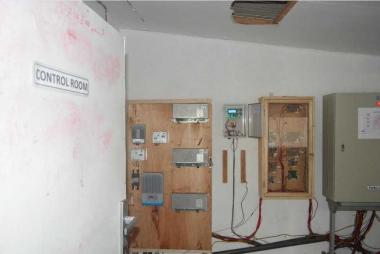 Ruang kontor listrik di LAN CIheras. (foto: dok pribadi)