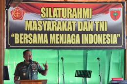 Silaturahmi Masyarakat dan TNI di Baruga Syekh Yusuf, Markas Kodam XIV Hasanuddin, Jalan Perintis Kemerdekaan, Makassar, Sulawesi Selatan, Rabu (6/9/2017).