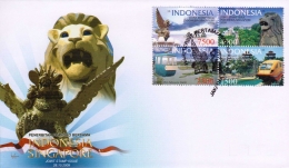 Prangko Indonesia-Singapura terbitan 2009 dalam Sampul Hari Pertama. (Foto: Pos Indonesia)