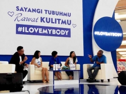 Kampanye #ILOVEMYBODY perlu agar perempuan dan pria Indonesia makin peduli pada kesehatan kulit mereka (dokpri)