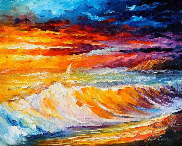 Colors of The Ocean by Leonid Afremov (fineartamerica.com)
