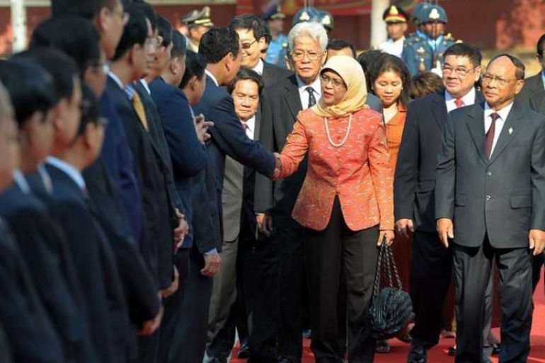 OKOH: Halimah Yacob menjadi favorit, akan mengukir sejarah sebagai presiden pertama perempuan di Singapura. (foto: ist)