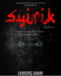 Poster Film Syirik, sumber foto PH Anak Bangsa Pictures