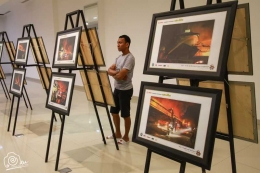 kebakaran pasar Songgolangit dan bencana Banaran diabadikan dalam fotografi|Dokumentasi pribadi