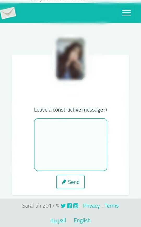 Sarahah teman ku