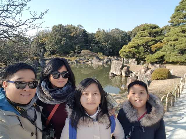 Taman di Noji Castle. Sumber foto: Dokumen pribadi