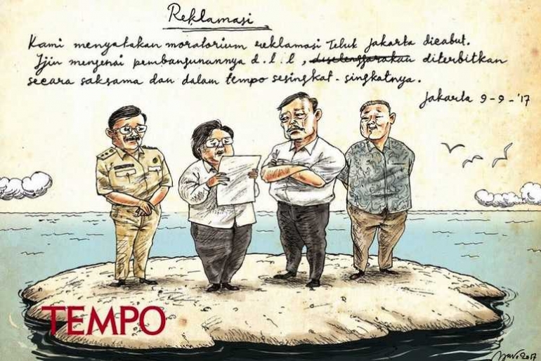 Karikatur Reklamasi Teluk Jakarta (TEMPO)