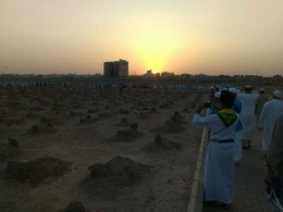 Pemakaman al-Baqi, tempat makam umum di Tanah Suci. Foto | Media Center Haji
