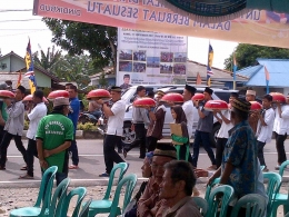 Semarang peringatan 1 Muharam 1439 di Kenanga, Sungailiat, kabupaten Bangka (foto Rustian)