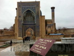 Makam Amir Timur di Samarkand, Uzbekistan. Dok.pribadi