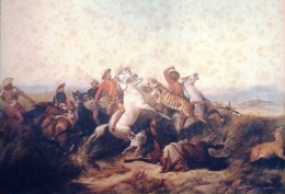 Repro. Perburuan Rusa (Raden Saleh, 1846)