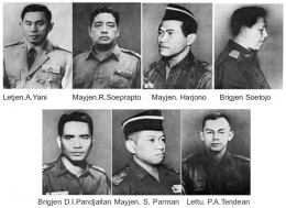 Para Perwira TNI AD : Korban G30S/PKI_http://www.suratkabar.id/wp-content/uploads/2017/09/KORBAN-PKI.jpg