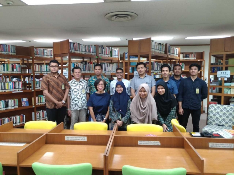 Kegiatan Sosialisasi Program Literasi di Perpustakaan Japan Foundation